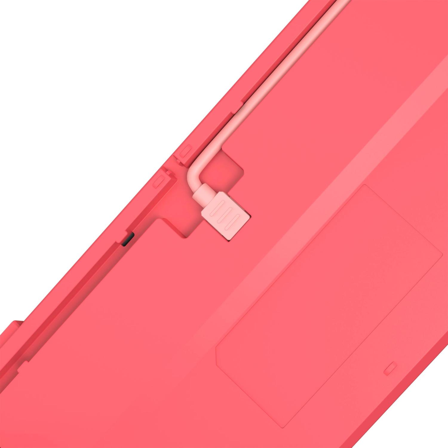 Клавиатура A4Tech S87 Energy механическая розовый USB for gamer LED (S87 USB ENERGY PINK) кабель 1.8м