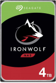 Жесткий диск Seagate IronWolf NAS HDD SATA 4Tb, 5400 rpm, 256Mb buffer, 512e/4Kn, ST4000VN006, 1 year, (analog ST4000VN008)