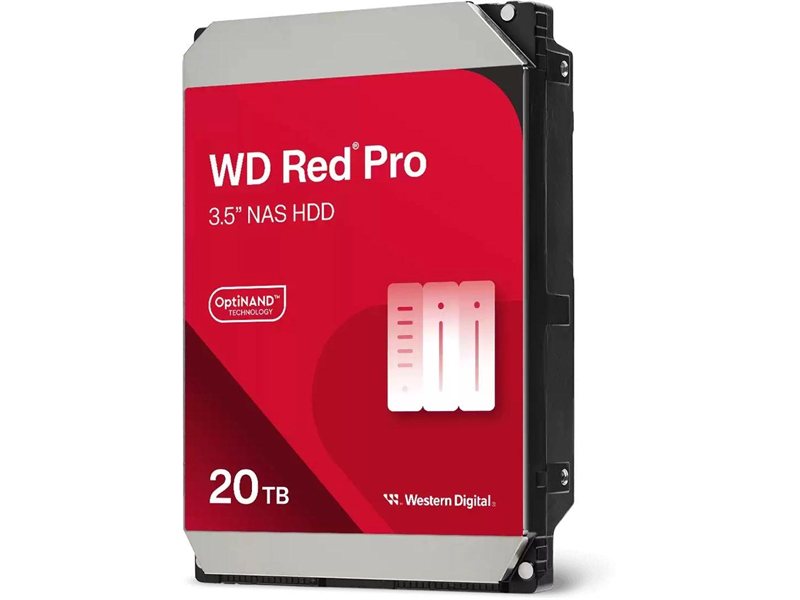 Жесткий диск/ HDD WD SATA3 20TB Red Pro 7200RPM 512MB 1 year warranty