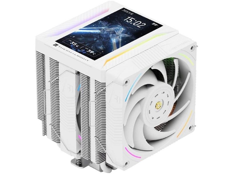 Thermalright Кулер Peerless Assassin Vision 120 MAX ARGB White  LGA115X/1200/1700/1851AM4/AM5 (Dual Tower, 2x120mm ARGB PWM Fan, медное основание, 6 тепл. трубок 6мм) / TRPA120VMAW