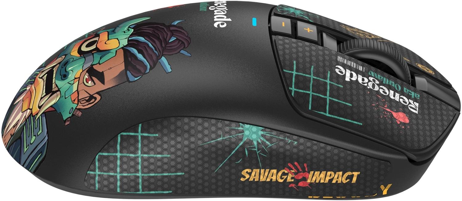 Мышь A4Tech Bloody R72 Ultra Duo Renegade черный оптическая 20000dpi беспров. USB/USB-C 7but