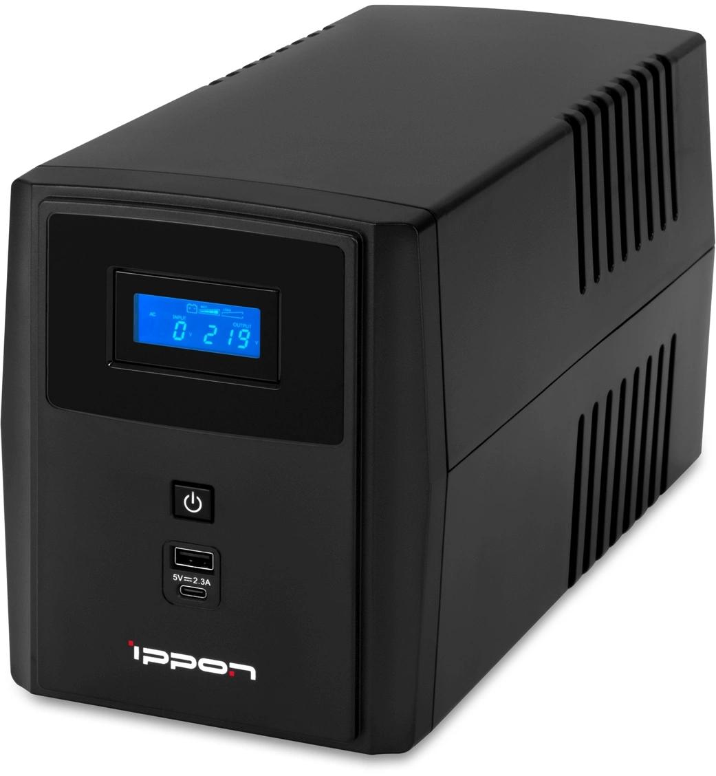 Источник бесперебойного питания Ippon Smart Power Pro II 1600 960Вт 1600ВА черный