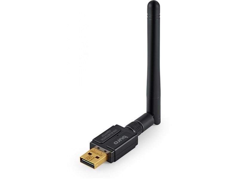 Адаптер USB Buro BU-BT532 BT5.3+EDR class 1 100м черный