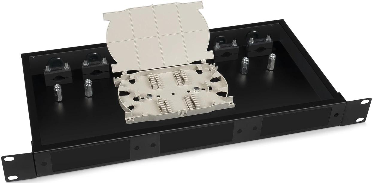 Кросс CabeusFO-19-3FP FO-19-3FP-BK 1U 24xSC/LC дупл.