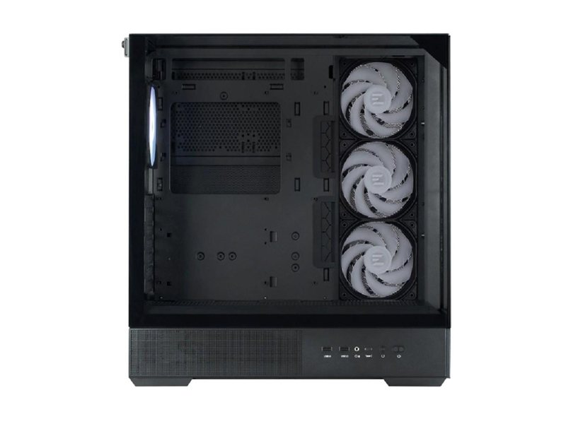 Корпус для ПК Zalman P40 Prism Plus Black ATX Mid Tower PC Case, 120mm ARGB Fanx4