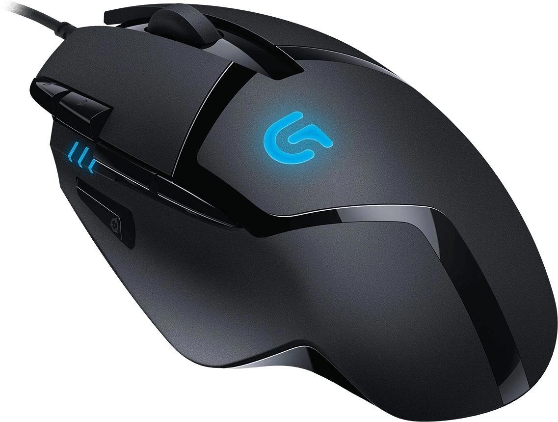 Мышь Logitech Hyperion Fury G402 черный оптическая 4000dpi USB 7but (910-004070)
