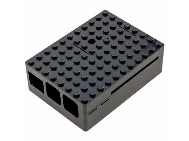 Корпус ACD RA182 Black ABS Plastic Building Block case for Raspberry Pi 3 B/B+ (CBPIBLOX-BLK) (494293)