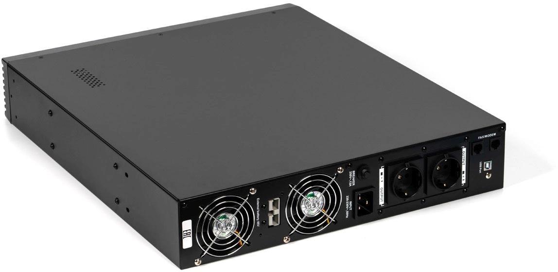 Источник бесперебойного питания Бастион Rapan 1000-RACK-IN-2X9 700Вт 1000ВА черный