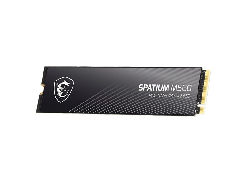 Твердотельный накопитель MSI SSD SPATIUM M560, 2000GB, M.2(22x80mm), NVMe, PCIe 5.0 x4, 3D TLC, R/W 10300/8700, IOPs 1 300 000/1 400 000,TBW 1200, DWPD 0.66 (5 лет)