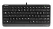 Клавиатура A4Tech FK11 черный USB slim (FK11 USB (GREY)) кабель 1.5м