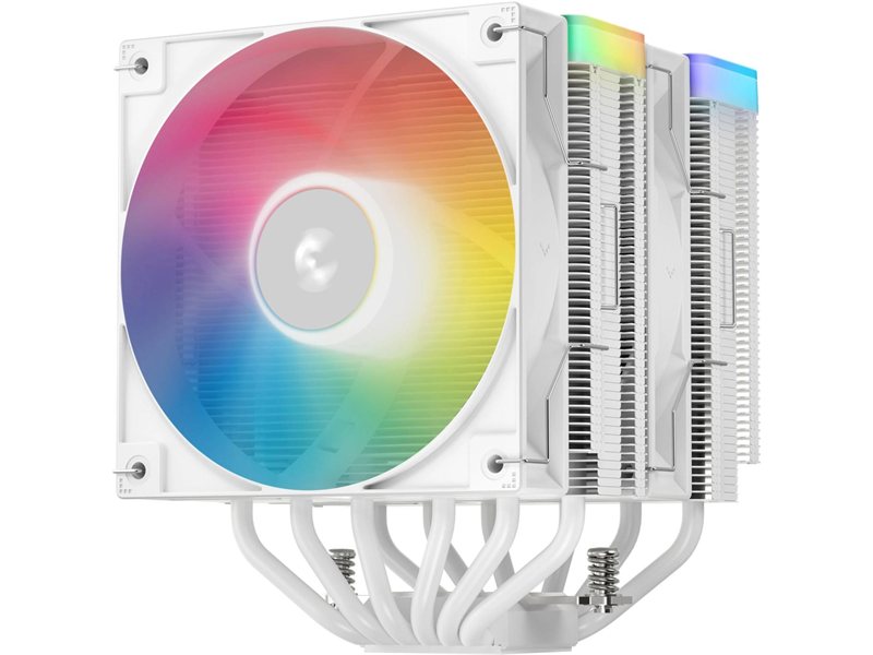 Устройство охлаждения(кулер) Deepcool AG620 Wh V2 ARGB Soc-AM5/AM4/1200/1700/1851 белый 4-pin 15-29.4dB Al+Cu 260W 1330gr Ret (R-AG620-WHAMMN-GJD)