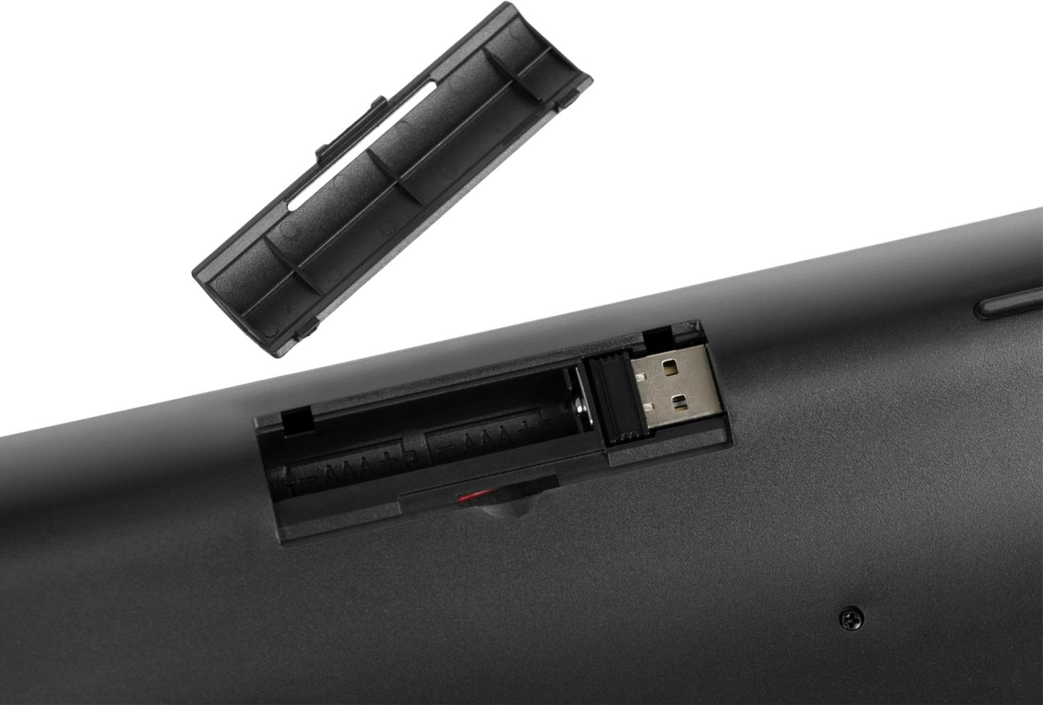Клавиатура Оклик 890S серый USB беспроводная slim (1196549)