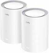 Бесшовный Mesh роутер Cudy M3600 (M3600(2-PACK)) BE3600 10/100/1000BASE-T белый (упак.:2шт)
