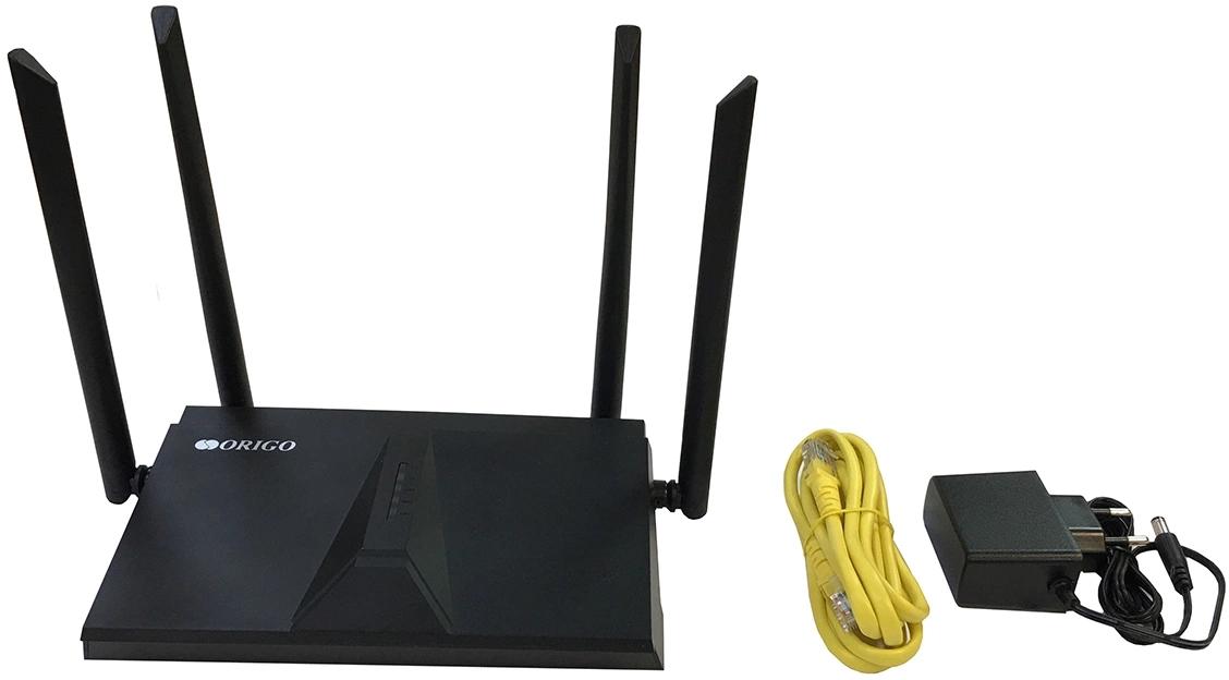 Роутер беспроводной Origo OWR1830AXG (OWR1830AXG/A1A) AX1800 10/100/1000BASE-T черный