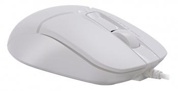 Мышь A4Tech Fstyler FM12S белый оптическая 1200dpi silent USB 3but (FM12S WHITE)