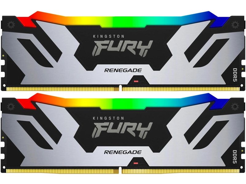 Память DDR5 2x16GB 7200MHz Kingston KF572C38RSAK2-32 Fury Beast RGB RTL Gaming PC5-57600 CL38 DIMM 288-pin 1.45В kit single rank с радиатором Ret