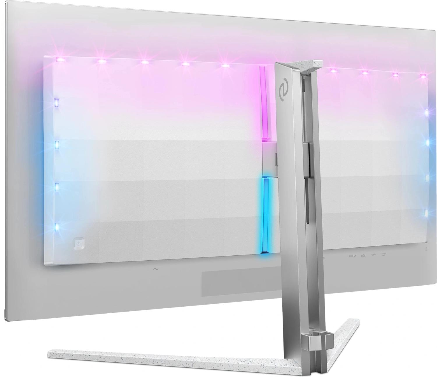 Монитор Philips 31.5" Evnia 8000 32M2N8800 белый QD OLED LED 16:9 HDMI M/M матовая HAS Piv 1500000:1 1000cd 178гр/178гр 3840x2160 240Hz G-Sync DP Quad 4K (2160p) USB 9.65кг