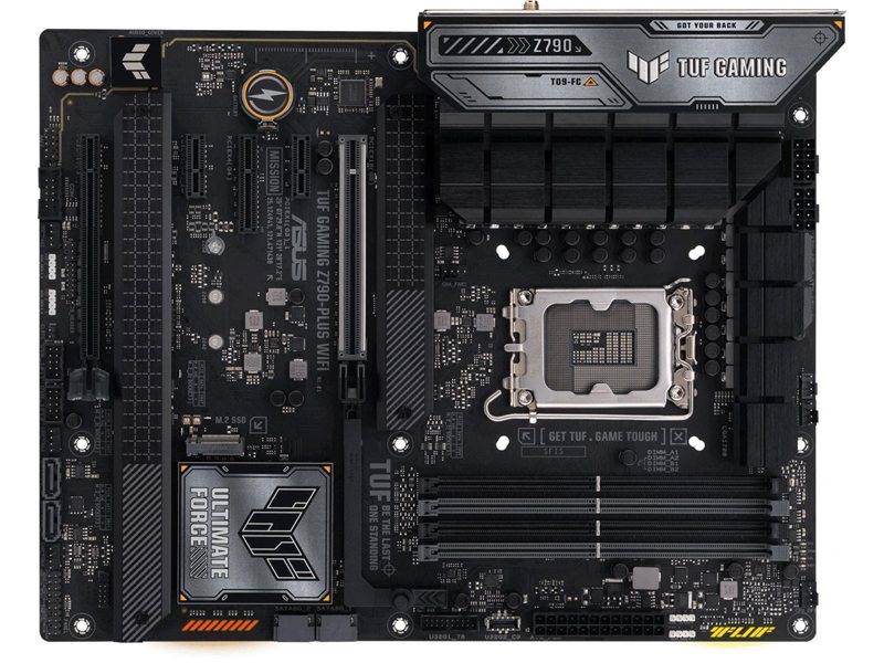 Материнская плата Asus TUF GAMING Z790-PLUS WIFI Soc-1700 Intel Z790 4xDDR5 ATX AC`97 8ch(7.1) 2.5Gg RAID+HDMI+DP