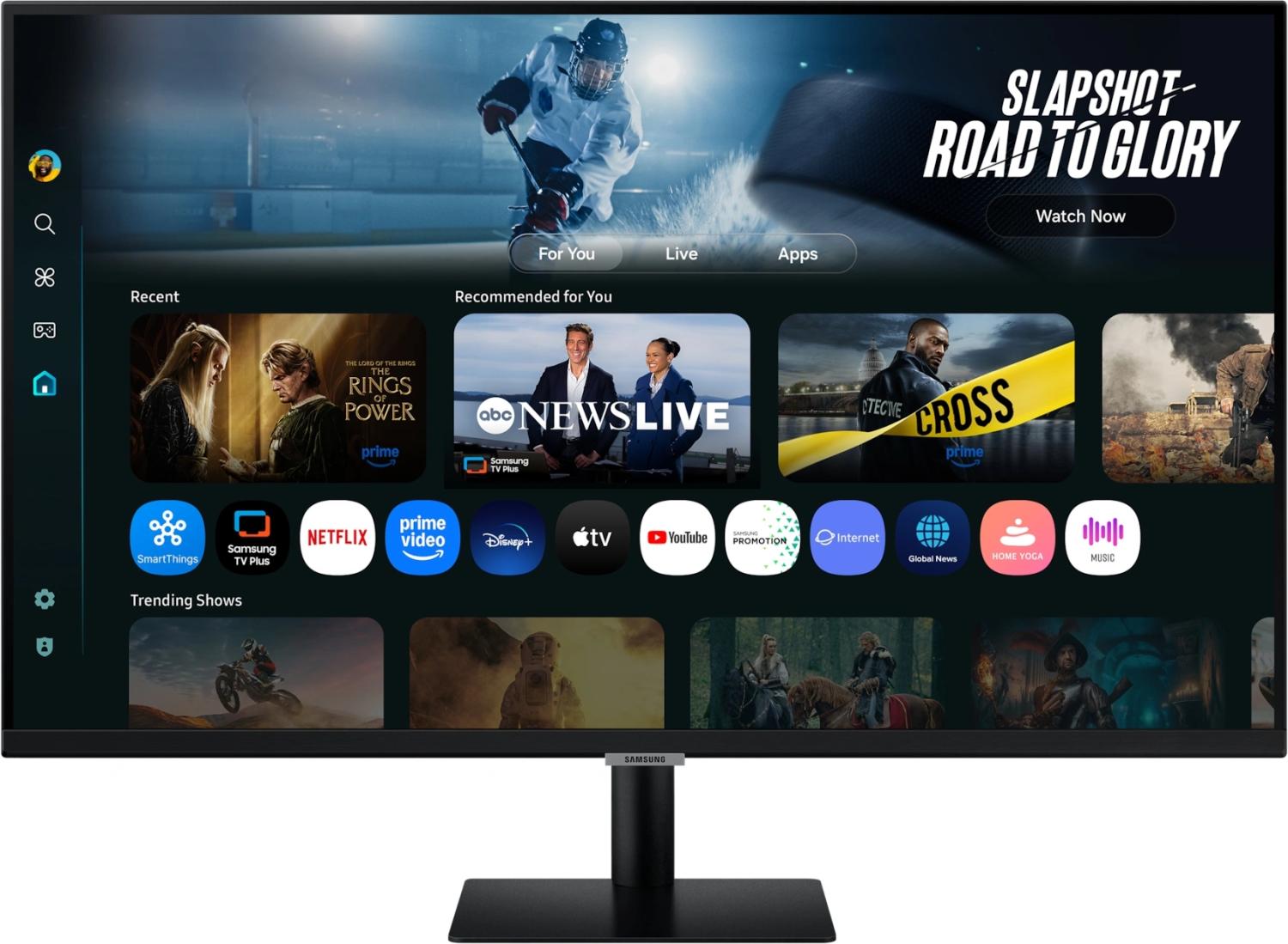Монитор Samsung 32" S32FM702UIXCI черный VA LED 16:9 HDMI M/M матовая 3000:1 300cd 178гр/178гр 3840x2160 60Hz 4K USB 6.5кг