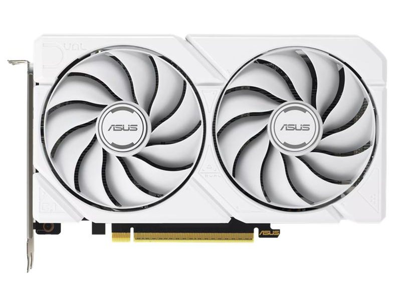 Видеокарта ASUS DUAL-RX9060XT-16G-WHITE//RX9060XT HDMI DP*2 16G D6; 90YV0LG3-M0NA00