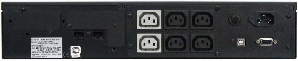 Источник бесперебойного питания Powercom King Pro RM KIN-1200AP LCD 960Вт 1200ВА черный