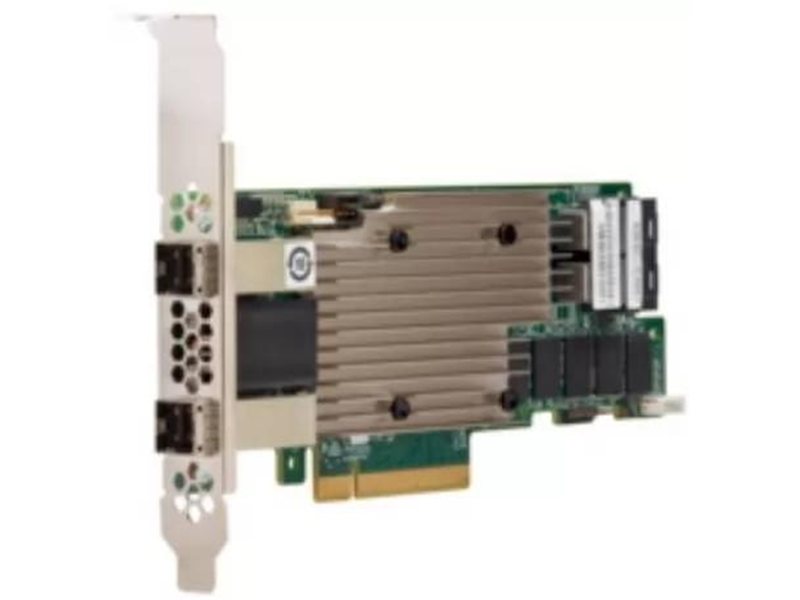 Контроллер/ MegaRAID SAS 9480-8i8e SGL (8-Port Int., 8-Port Ext., 12Gb/s SAS/SATA/PCIe (NVMe), PCIe 3.1, 4GB DDR4)