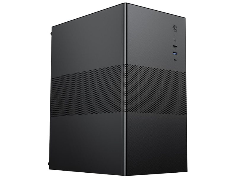 Корпус для ПК ACD Coffer 109B *m*ATX, Type-C + USB3.0 + USB ports + HD audio combo, Mesh, Black.