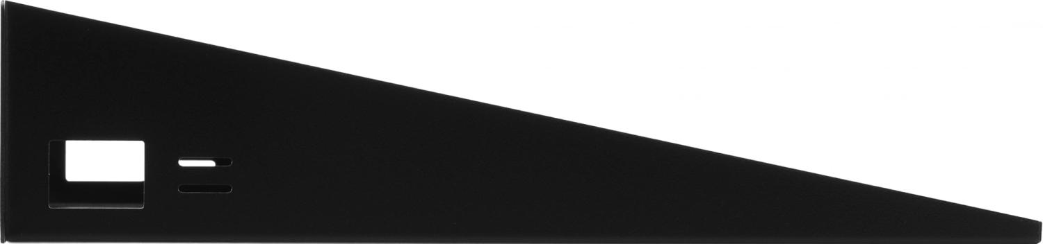 Полка стационарная ЦМО МС-40-9005 2U нагр.:15кг. 19" 400мм черный (упак.:1шт)