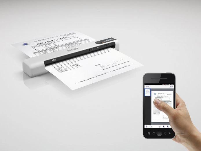 Сканер протяжный Epson WorkForce DS-80W (B11B253402) A4 белый
