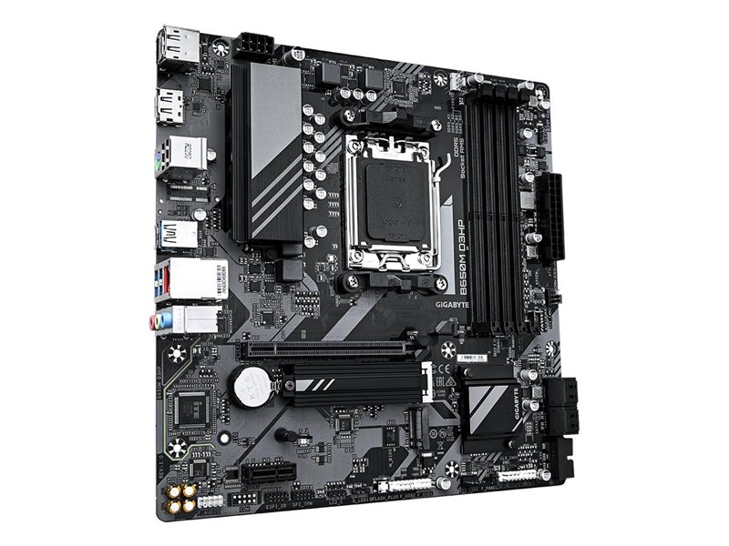 Материнская плата MB GIGABYTE AMD B650 sAM5, 4xDDR5(192GB), HDMI 2.1/2xDP, 1xPCIe 4.0x16, 1xPCIe 3.0, 1xLAN (2.5GbE), 4xSATA 6Gb/s, 2xM.2, 1xUSB-C, 3xUSB 3.2, 4xUSB 2.0, 1xPS/2, mATX