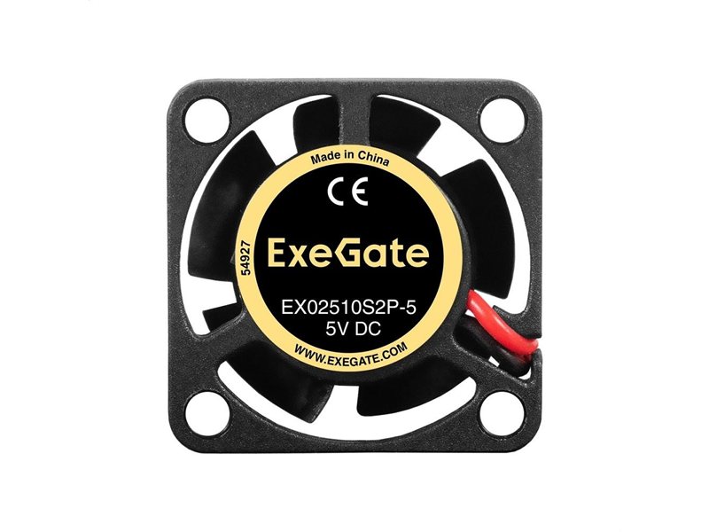 Exegate EX295187RUS Вентилятор 5В DC ExeGate EX02510S2P-5 (25x25x10 мм, Sleeve bearing (подшипник скольжения), 2pin, 10000RPM, 22dBA)