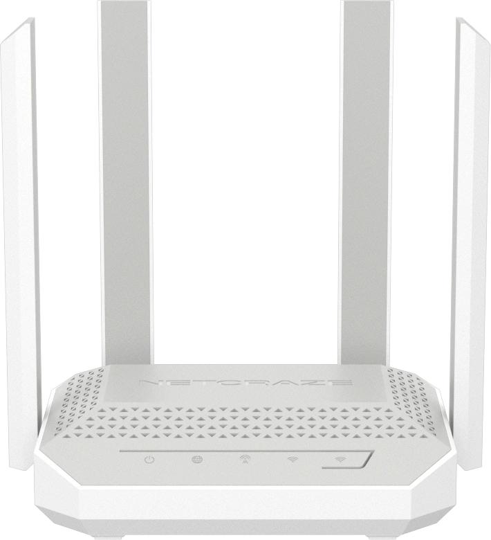 Роутер беспроводной Keenetic Netcraze Speedster 4G+ (NC-2911) AC1200 10/100/1000BASE-TX/4G cat.6 белый