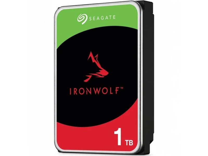 Жесткий диск/ HDD Seagate SATA IRONWOLF 1TB 5400rpm 256Mb 1 year warranty (replacement ST1000VN002, ST1000DM014, WD10EFRX, WD10EZEX)