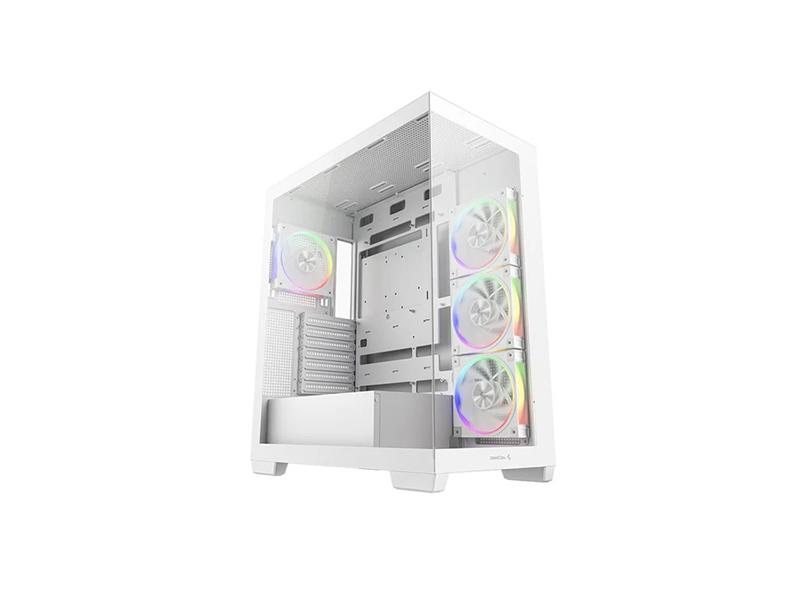корпус Deepcool CG580 4F V2 WH без БП, боковое окно (панорама), 4x120mm ARGB PWM вентилятора, белый, ATX (R-CG580-WHADA4-G-2)