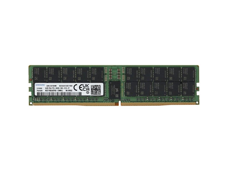 Модуль памяти Samsung 64GB DDR5 M321R8GA0PB0-CWM PULL 5600MHz DIMM 2Rx4 Registred ECC