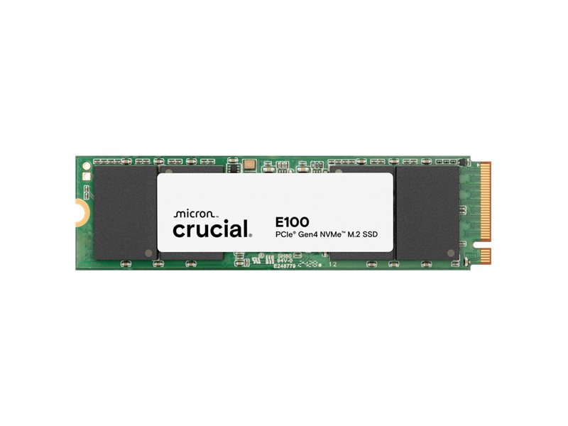 Твердотельный накопитель Crucial E100 1TB PCIe 4.0 x4 M.2 SSD CT1000E100SSD8 3D NAND TLC