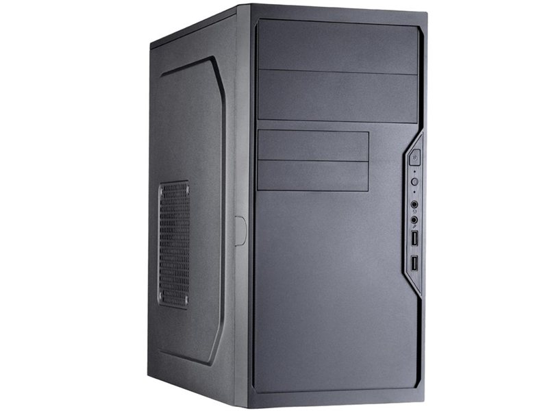 Корпус без блока питания/ Case Foxline FL-733, mATX, 2x5.25EXT, 2x3.5EXT, 5x3.5INT, 2xUSB2.0, HDA, w/o FAN, w/o PSU, no pwr cord