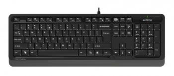 Клавиатура A4Tech FK10 черный/серый USB (FK10 GREY) кабель 1.5м