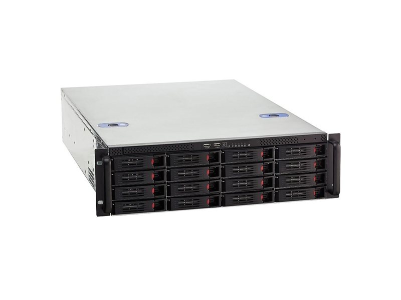 LIGACOMP АВ 1015 3U 2xXeon Silver 4216 8x32Gb DDR4 C622 ASPEED AST2500 2x1GbE 1x800W 2x960ГБ SAS SSD 4x8ТБ SAS-3 w/o OS