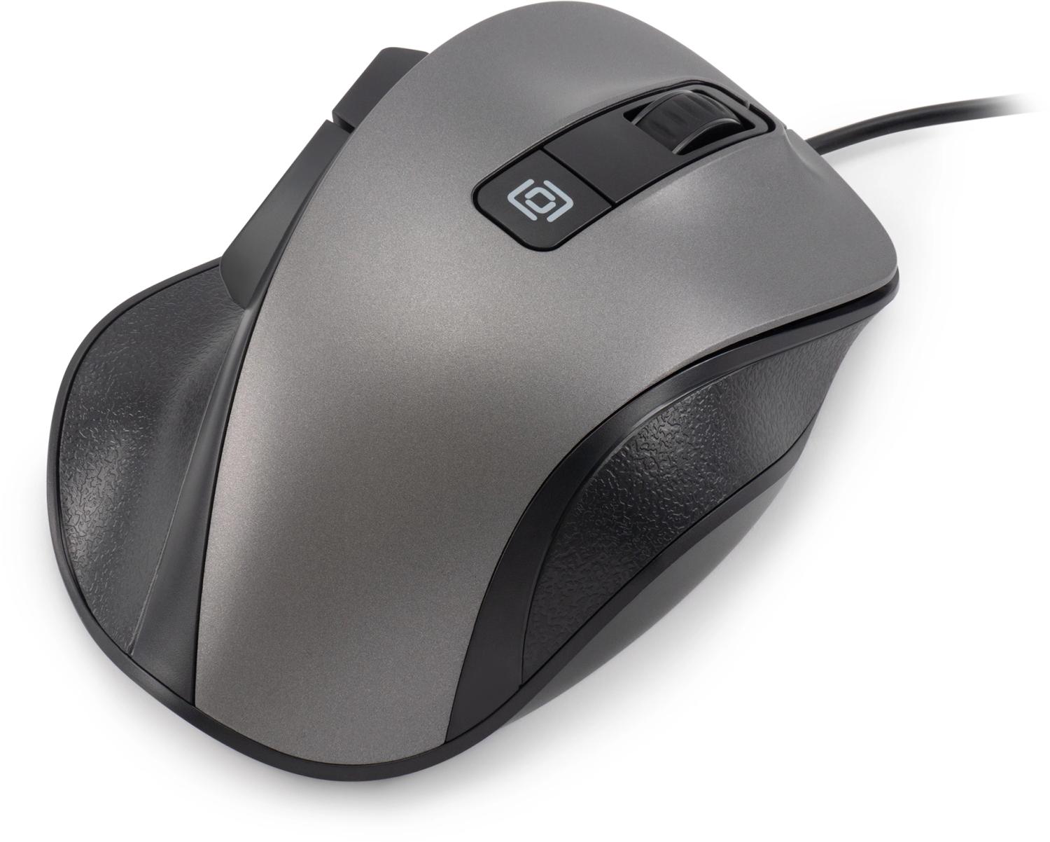 Мышь Оклик 504M черный/серый оптическая 3600dpi silent USB 6but (2004741)