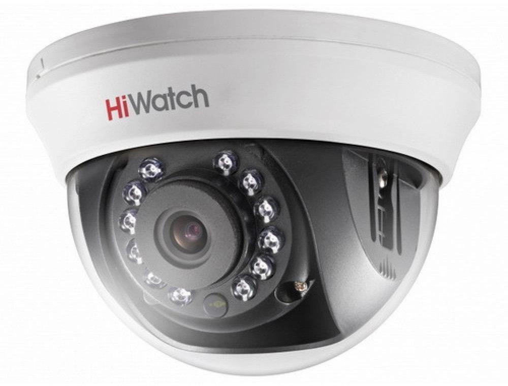 Камера видеонаблюдения аналоговая HiWatch DS-T201(B) (2.8 mm) 2.8-2.8мм HD-CVI HD-TVI цв. корп.:белый
