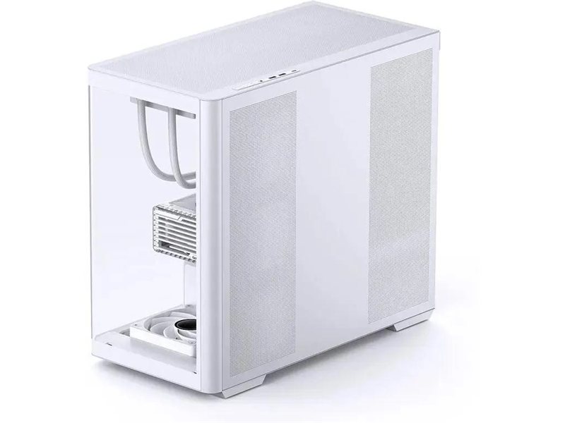Корпус без блока питания/ Case JONSBO D300, Mini-Tower, TG, no fan, 2xUSB-A 3.2 + 1xUSB-C 3.2, mATX, mITX White