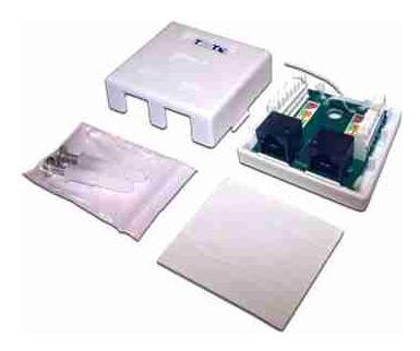 Розетка Lanmaster TWT-SM2-4512-WH настен. RJ45+RJ12 1 кат.5E UTP бел. (упак.:1шт)