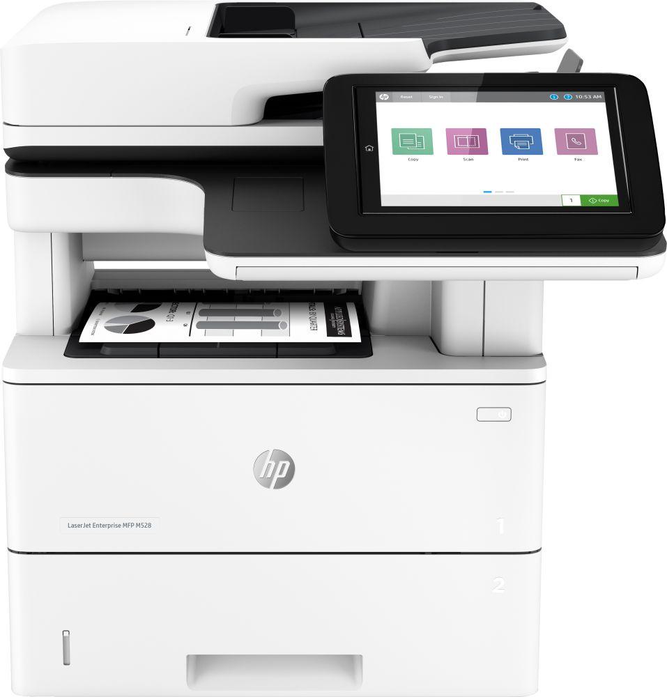 МФУ лазерный HP LaserJet Enterprise M528f (1PV65A) A4 Duplex Net белый