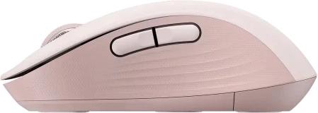 Мышь Logitech M650 розовый оптическая 4000dpi беспров. BT/Radio USB 4but (910-006391)