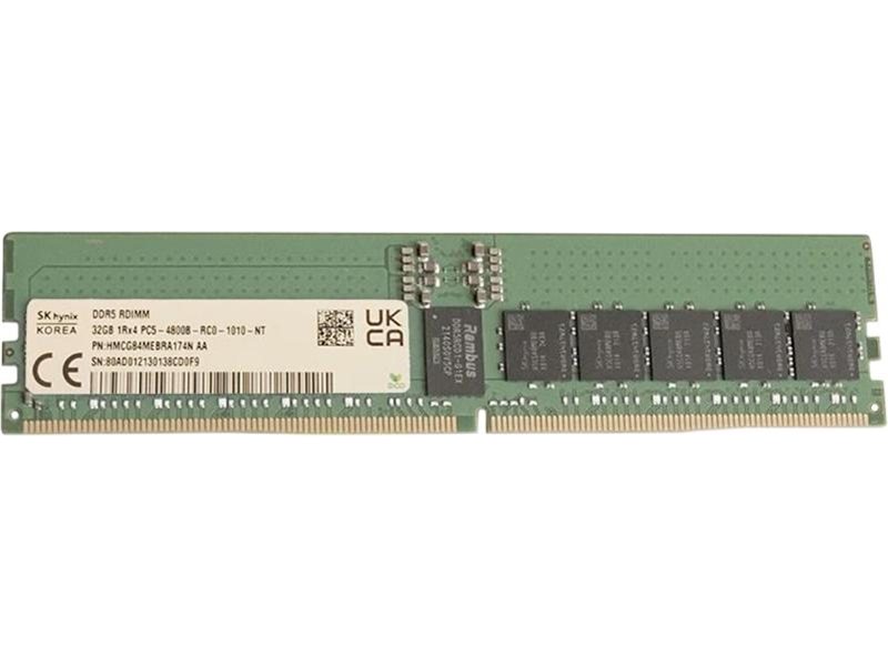 Оперативная память Hynix DDR5  32GB RDIMM 4800Mbps ECC Registered x4, 1 year, OEM, New Original