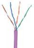 Кабель информационный Lanmaster TWT-5EUTP-NGLS кат.5E UTP 4 пары 24AWG PVC внутренний 305м фиолетовый