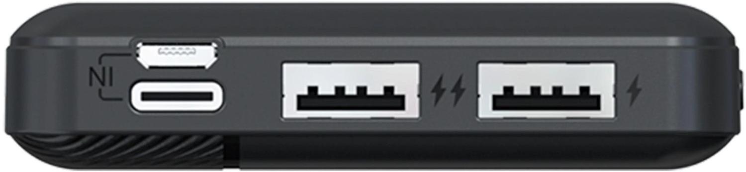Мобильный аккумулятор Buro BP10A 10000mAh 10W 2A 2xUSB-A/USB-C черный (BP10A10PBK)