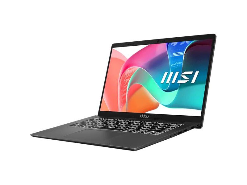 Ноутбук MSI Modern 14 F1MG-1036RUY Core 5 120U 14 FHD (1920 x 1080) IPS-Level 60Hz, DDR4 16GB (8GB2),512GB SSD,Intel Graphics,backlight,46.8Wh,1.5kg,1y,Win11Pro,Platinum Gray