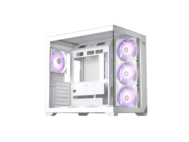 Корпус без блока питания/ Case PCCooler C3T700 ARGB WH, Midi-Tower, TG, 4x120mm ARGB, 1xUSB-A 3.0 + 1xUSB-A 2.0 + 1xUSB-C, ATX, mATX, mITX White